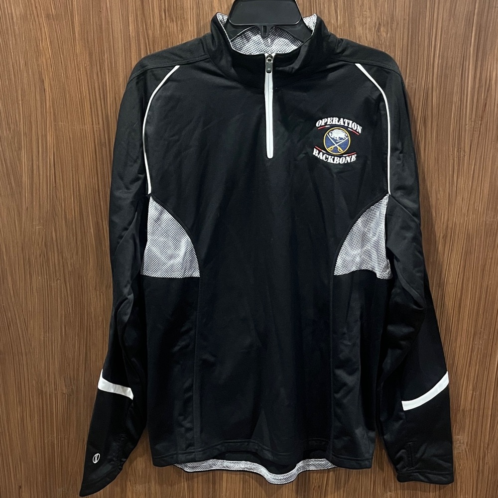 Holloway Buffalo Sabers Operation Backbone Quarter Zip Pullover